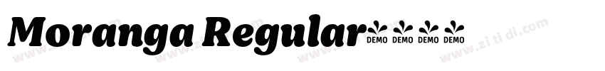 Moranga Regular字体转换 Moranga Regular字体转换